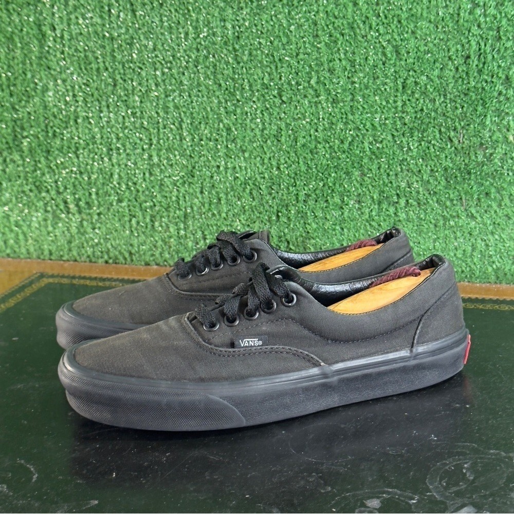 Vans Black Canvas TC7H Women’s Size 8 - Picture 3 of 6